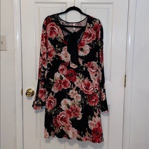 Black Floral Dress